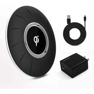 2020 new Qi 10W fast Wireless Charger Fast Charging  10W/7.5W/5W Compatible with All Qi-Enabled Phones